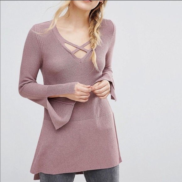 criss cross sweater dress